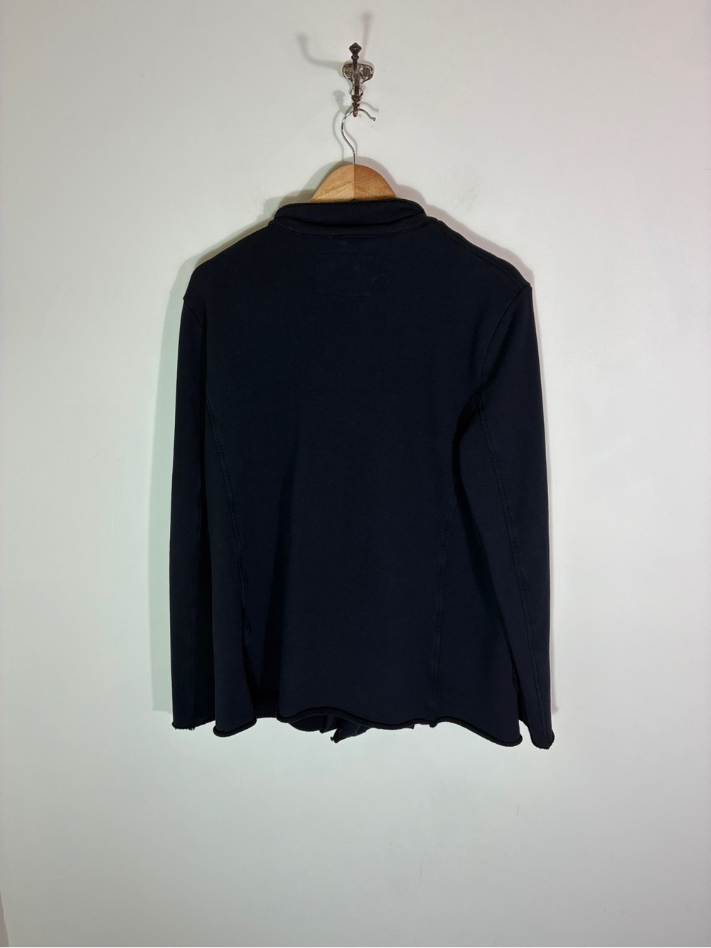 Frank & Eileen Black Relaxed Fit Belfast Sweatshirt Peacoat Size L - Picture 5 of 6